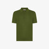 Cotton knit polo shirt