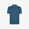 Cotton knit polo shirt