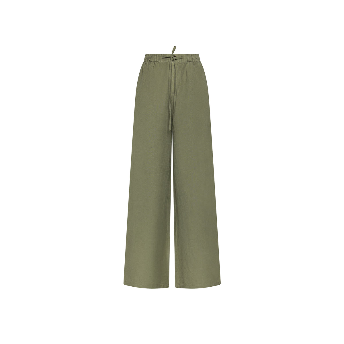 Pantaloni in lino con coulisse P35216 84 SUN68 
