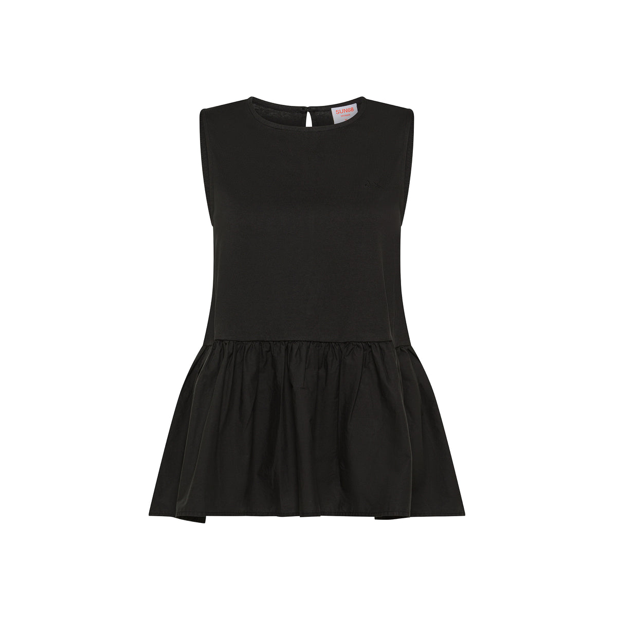 Top in cotone T35216 11 SUN68 