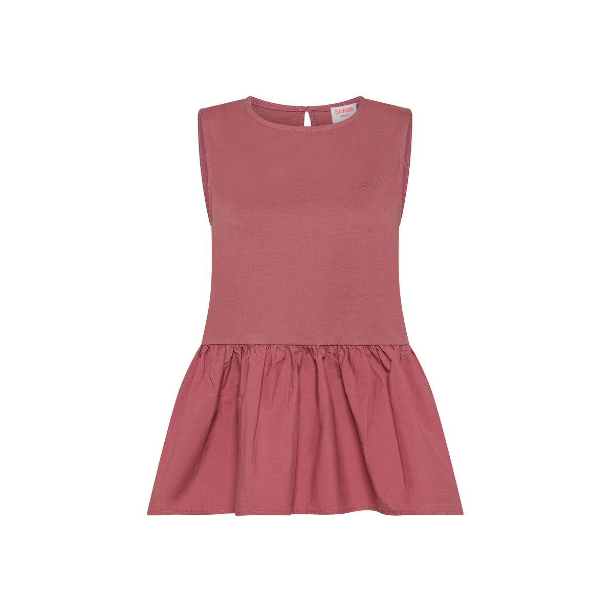 Top in cotone T35216 57 SUN68 