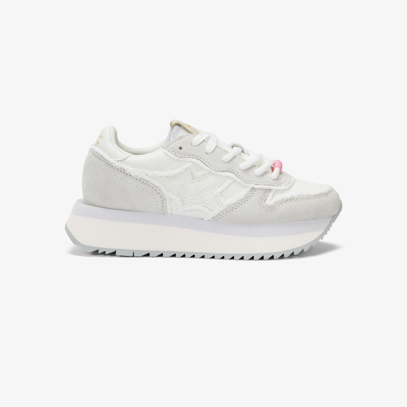 Sneaker in suede e canvas Z35216 31 SUN68 SHOES 