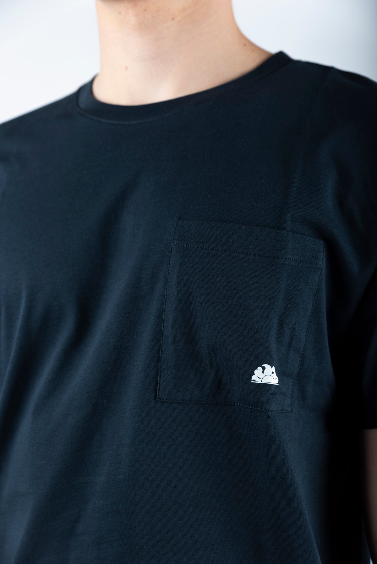 T-shirt con logo stampato blu M301TEJR900 00700 SUNDEK 