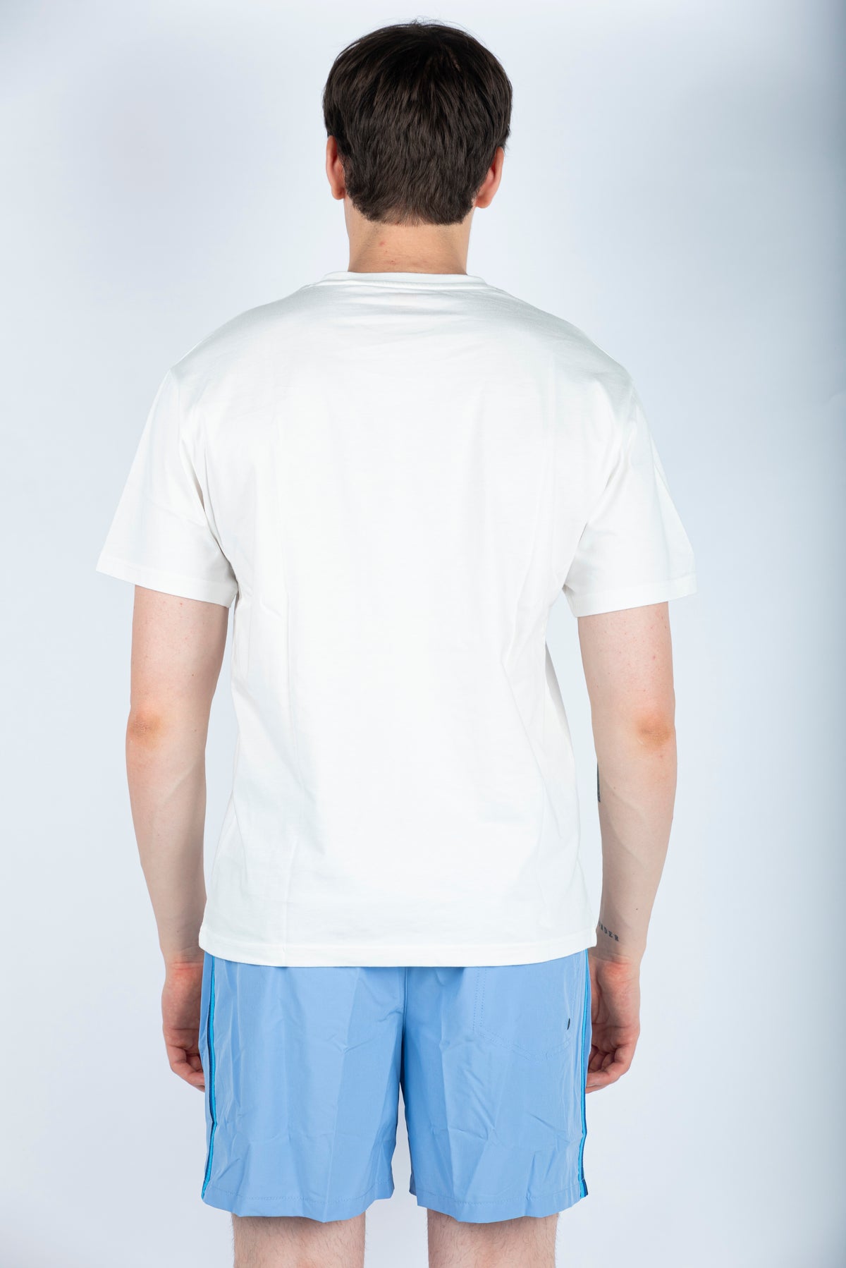 T-shirt con logo stampato bianco M301TEJR900 03900 SUNDEK 