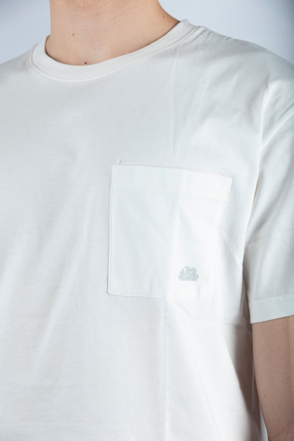 T-shirt con logo stampato bianco M301TEJR900 03900 SUNDEK 