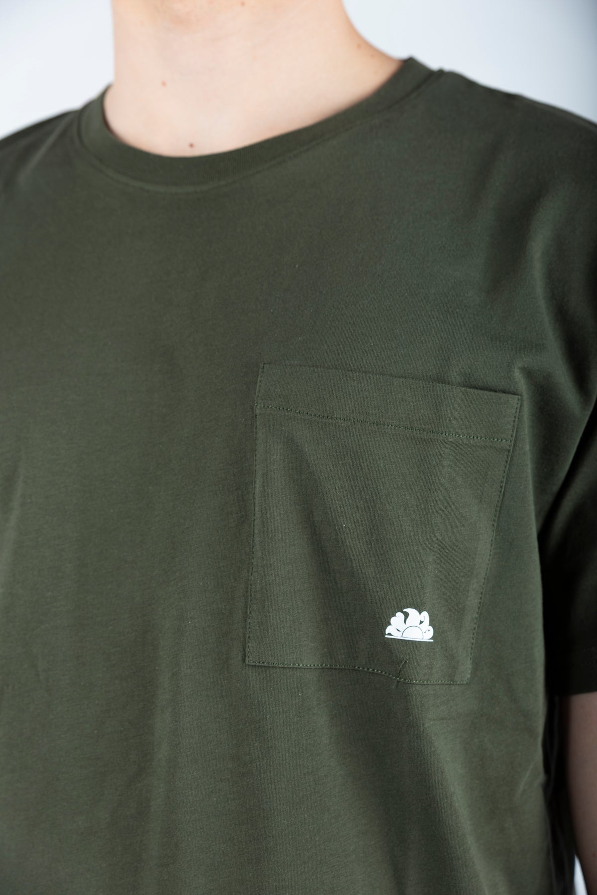 T-shirt con logo stampato verde M301TEJR900 30200 SUNDEK 