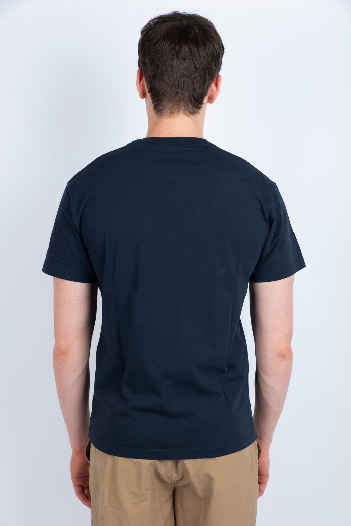 T-shirt con tasca navy M609TEJ7800 00701 SUNDEK 