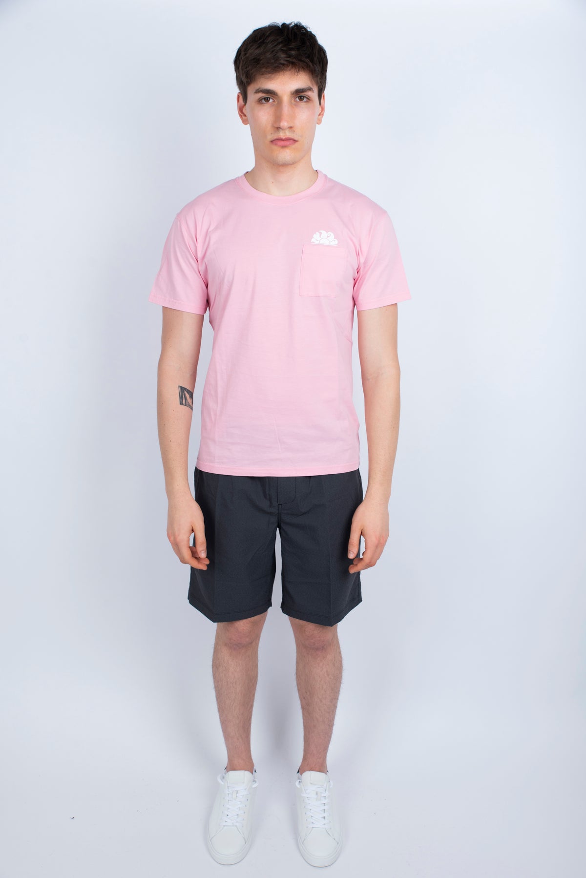 T-shirt con tasca rosa M609TEJ7800 53201 SUNDEK 