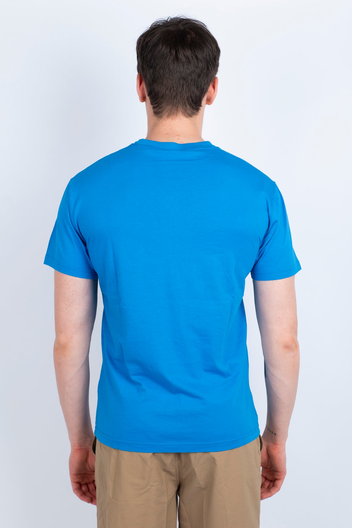T-shirt con tasca blu M609TEJ7800 A6601 SUNDEK 