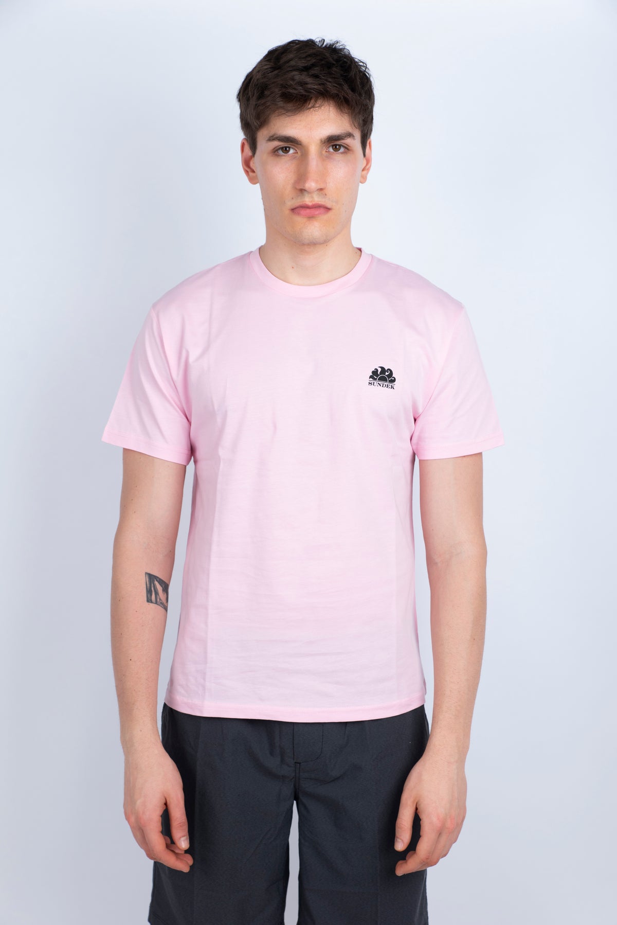 T-shirt con tasca Wetsuit rosa M673TEJ7800 53200 SUNDEK 