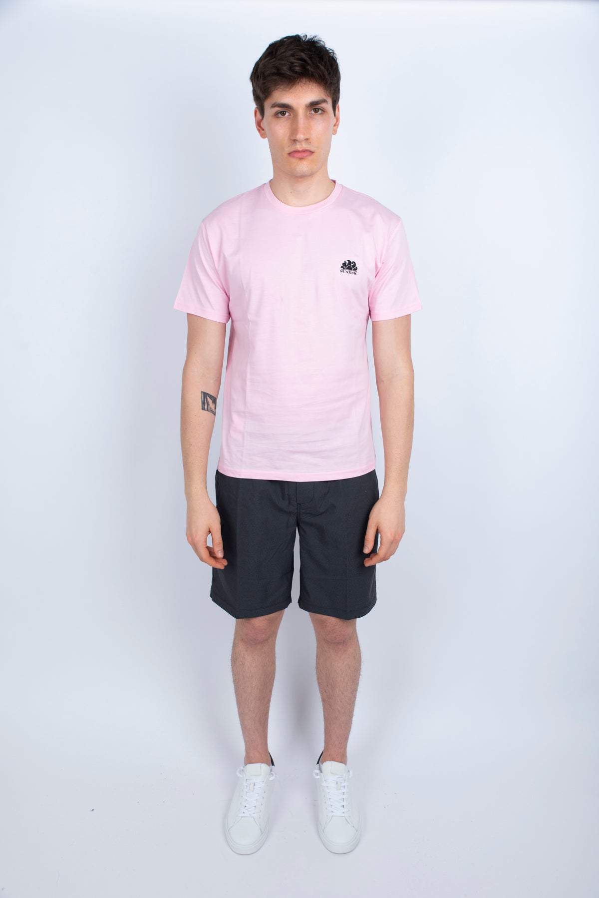 T-shirt con tasca Wetsuit rosa M673TEJ7800 53200 SUNDEK 