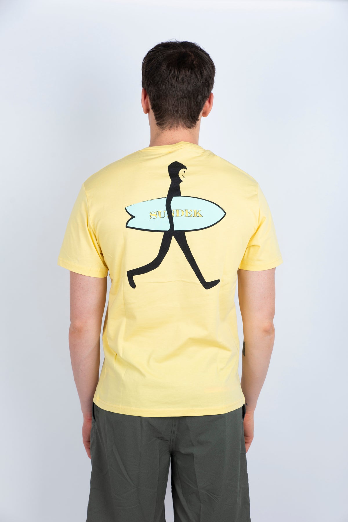 T-shirt con tasca Wetsuit giallo M673TEJ7800 A6200 SUNDEK 