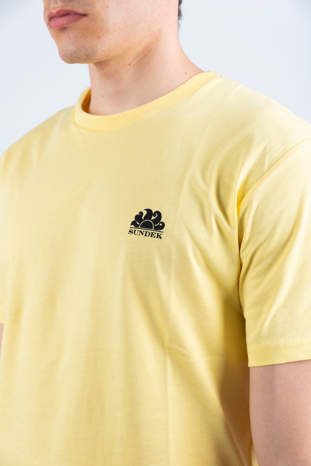 T-shirt con tasca Wetsuit giallo M673TEJ7800 A6200 SUNDEK 