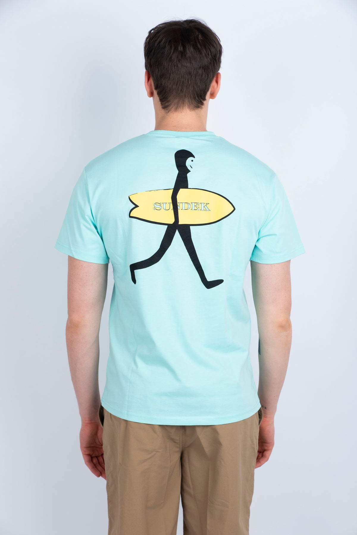 T-shirt con tasca Wetsuit azzurro M673TEJ7800 A6300 SUNDEK 