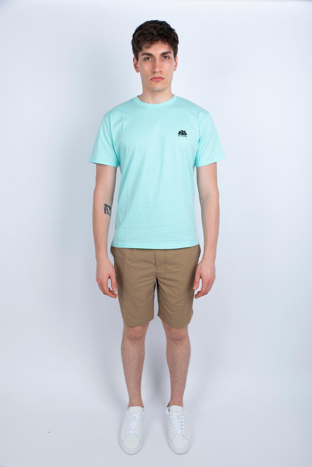T-shirt con tasca Wetsuit azzurro M673TEJ7800 A6300 SUNDEK 