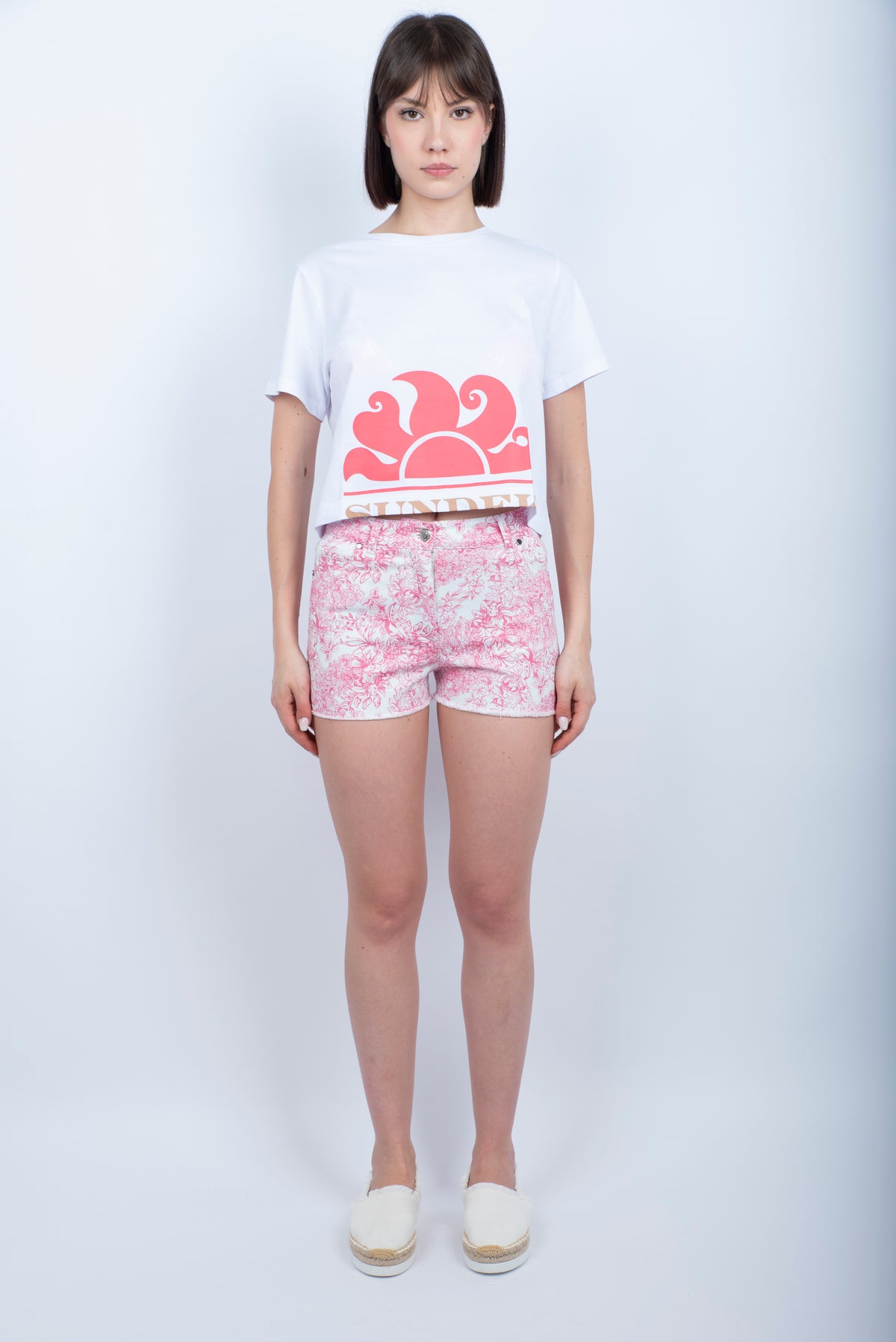 Shorts stampa Fleur de Joie pitaya W397WKCB2FJ A70FJ SUNDEK 
