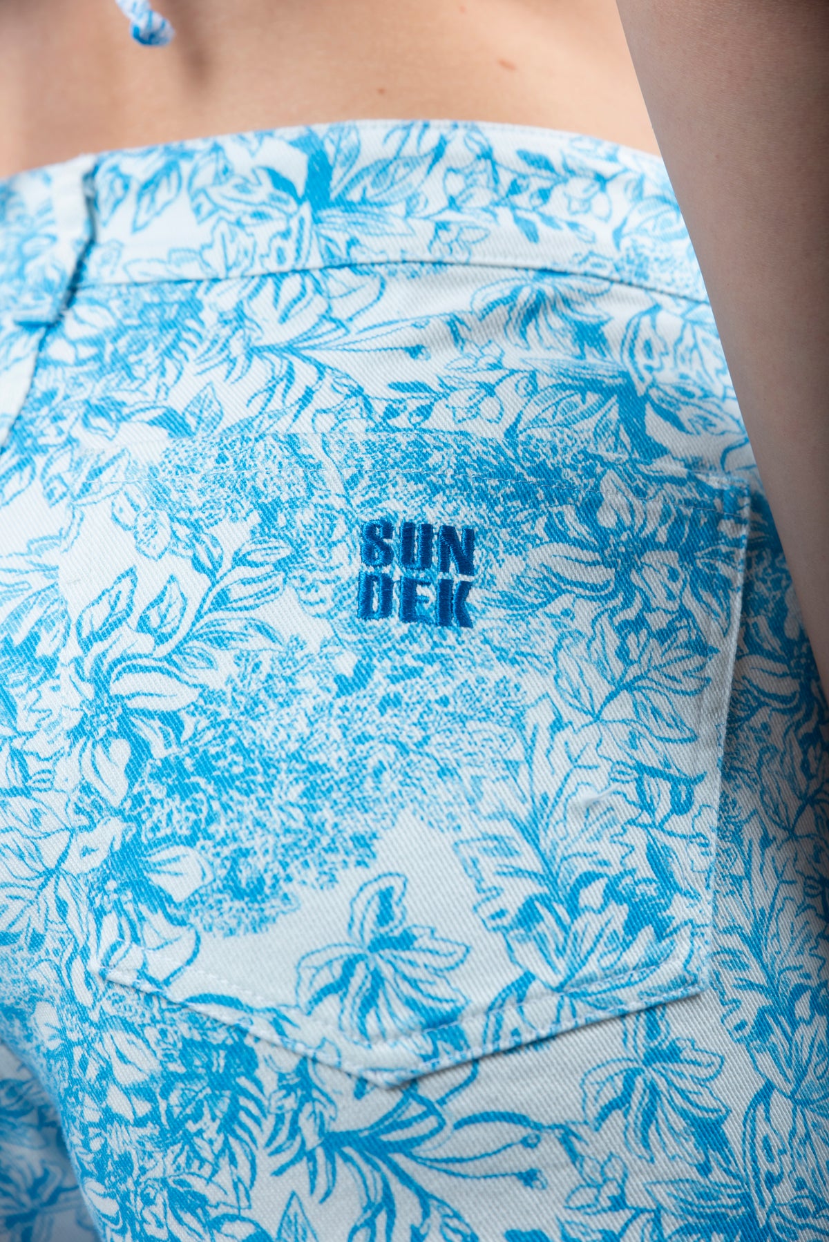 Shorts stampa Fleur de Joie bilberry W397WKCB2FJ A74FJ SUNDEK 