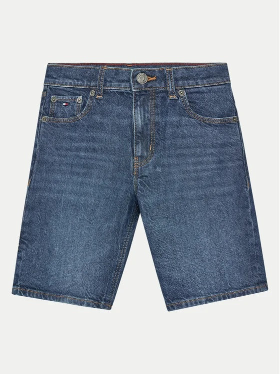 Shorts in denim regular fit KB0KB09322T 1A6 TOMMY HILFIGER 