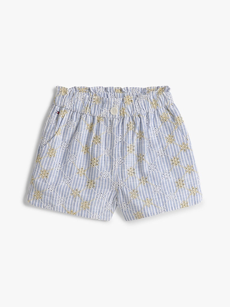 Shorts a righe con dettagli in Sangallo KG0KG08446T C1O TOMMY HILFIGER 