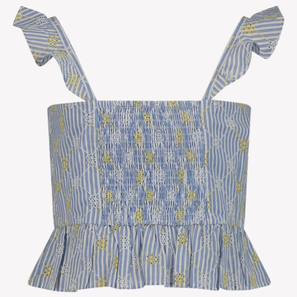Top con Volant KG0KG08462T C1O TOMMY HILFIGER 