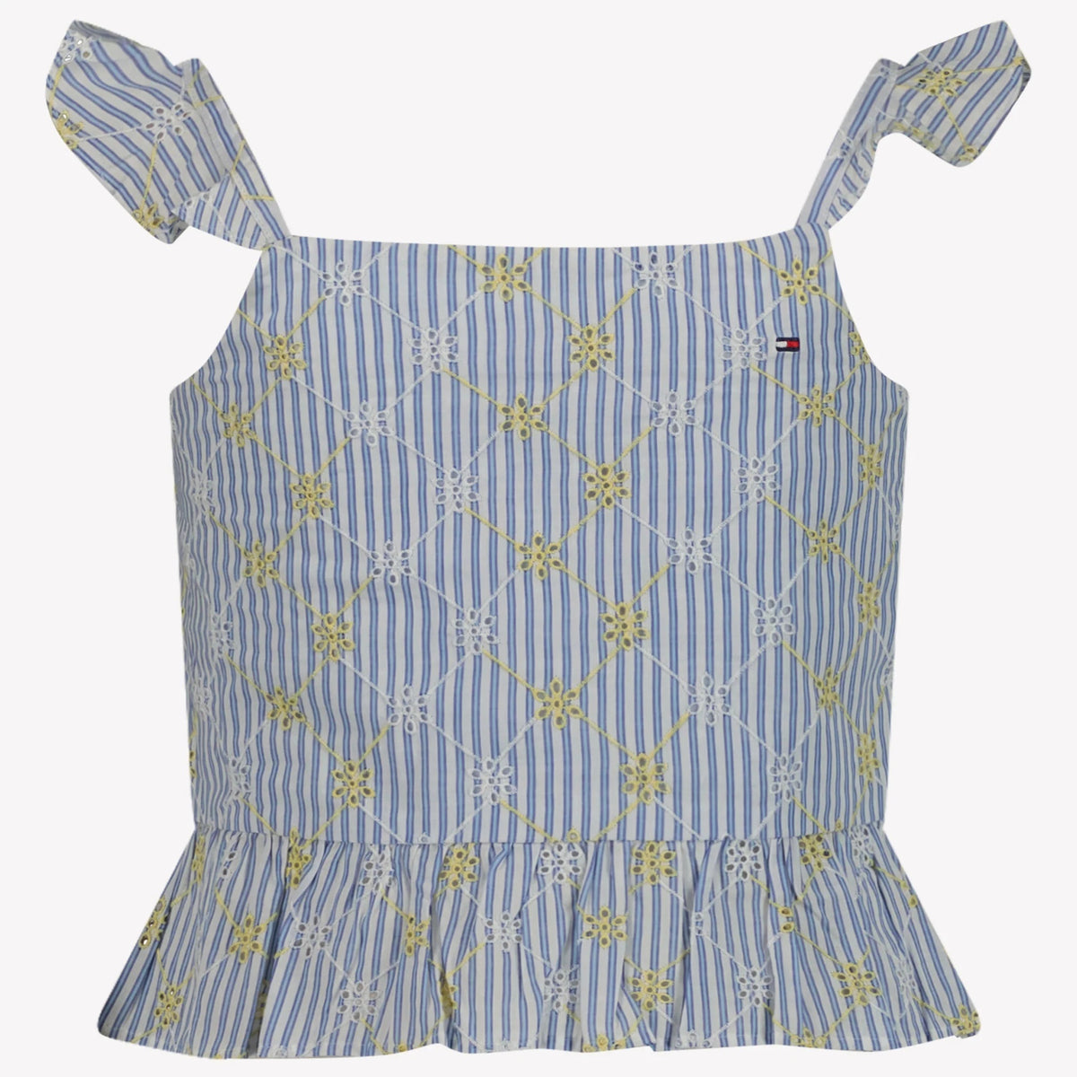 Top con Volant KG0KG08462T C1O TOMMY HILFIGER 