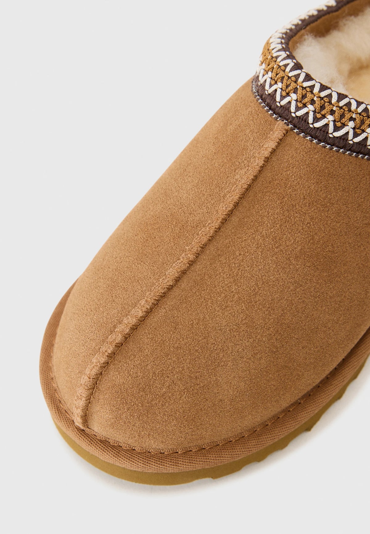 Ciabatta Tasman II camoscio cammello donna 5955 CHE UGG 