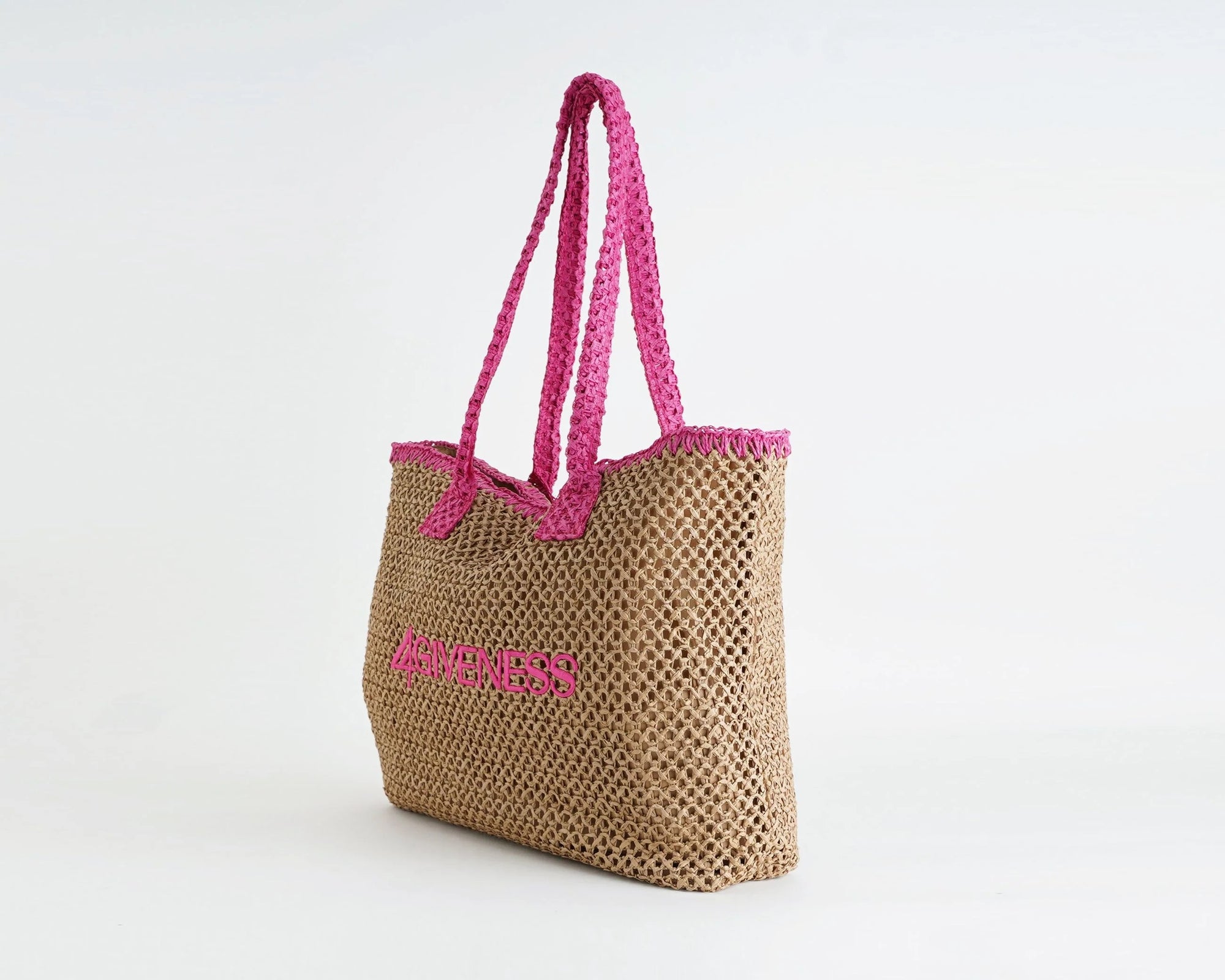 Borsa cartapaglia ricamo 126WACBO6172 005044 4GIVENESS 