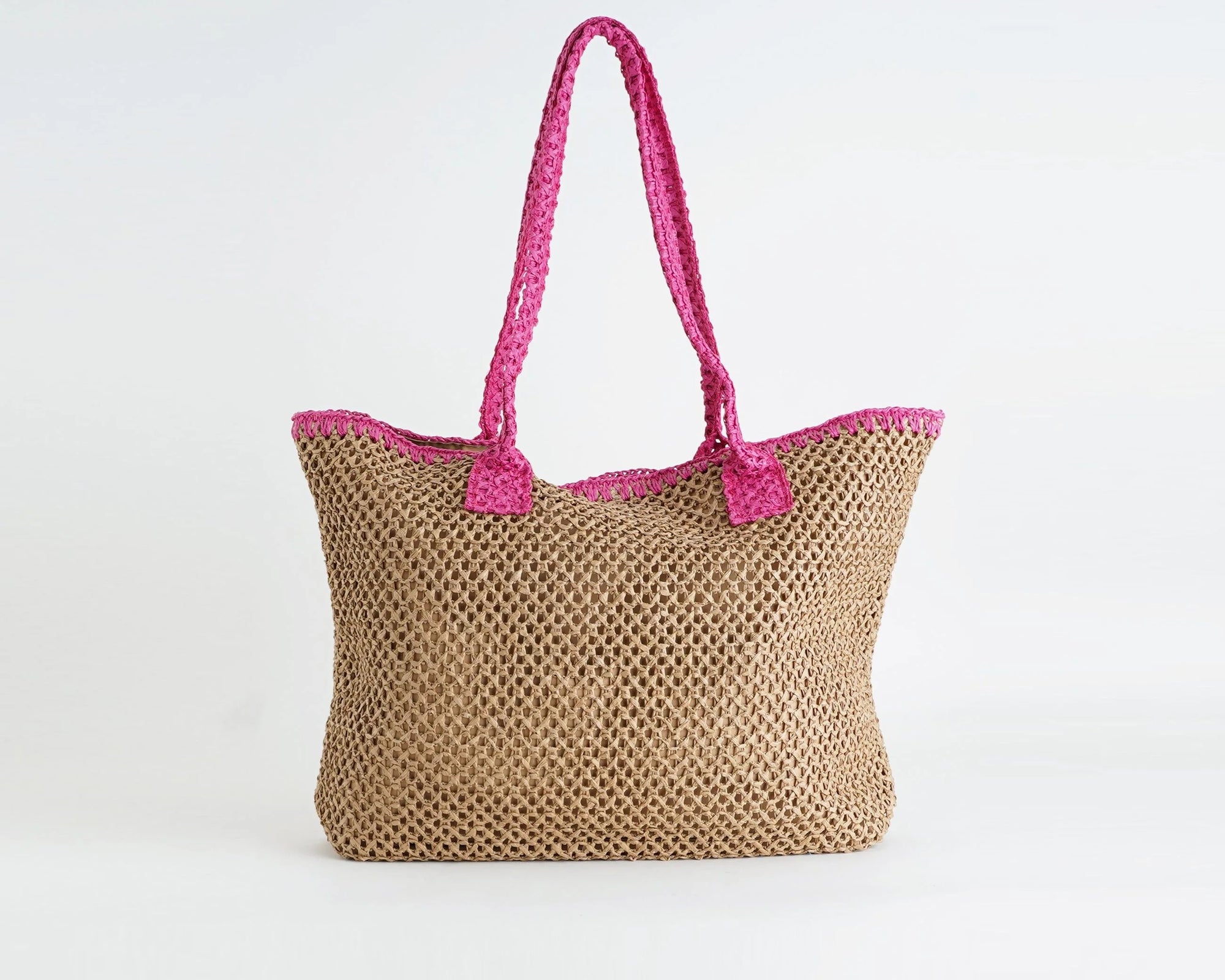 Borsa cartapaglia ricamo 126WACBO6172 005044 4GIVENESS 