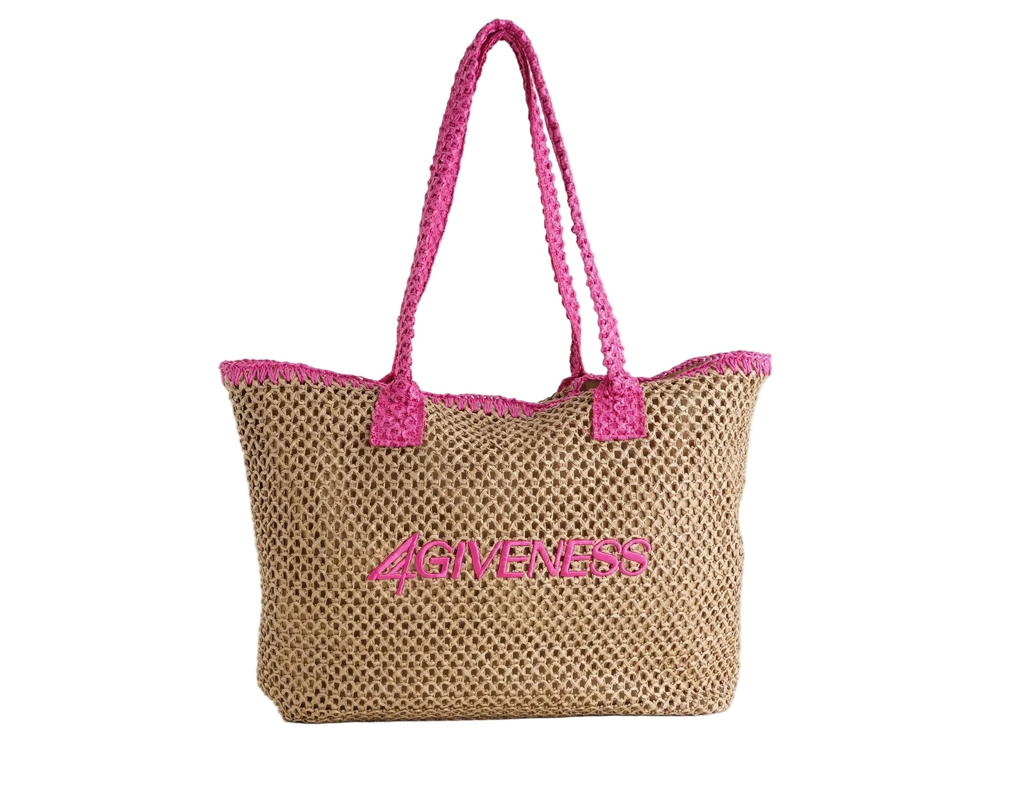 Borsa cartapaglia ricamo 126WACBO6172 005044 4GIVENESS 
