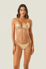 Bikini triangolo metallic touch resort