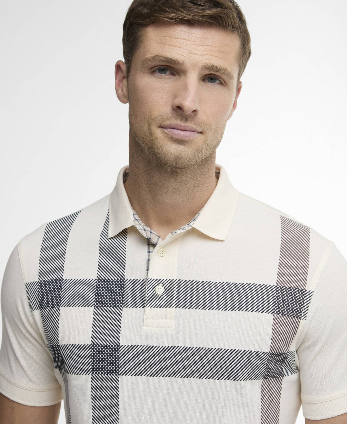 Polo Blaine Oversized Tartan MML1117 WH32 BARBOUR 
