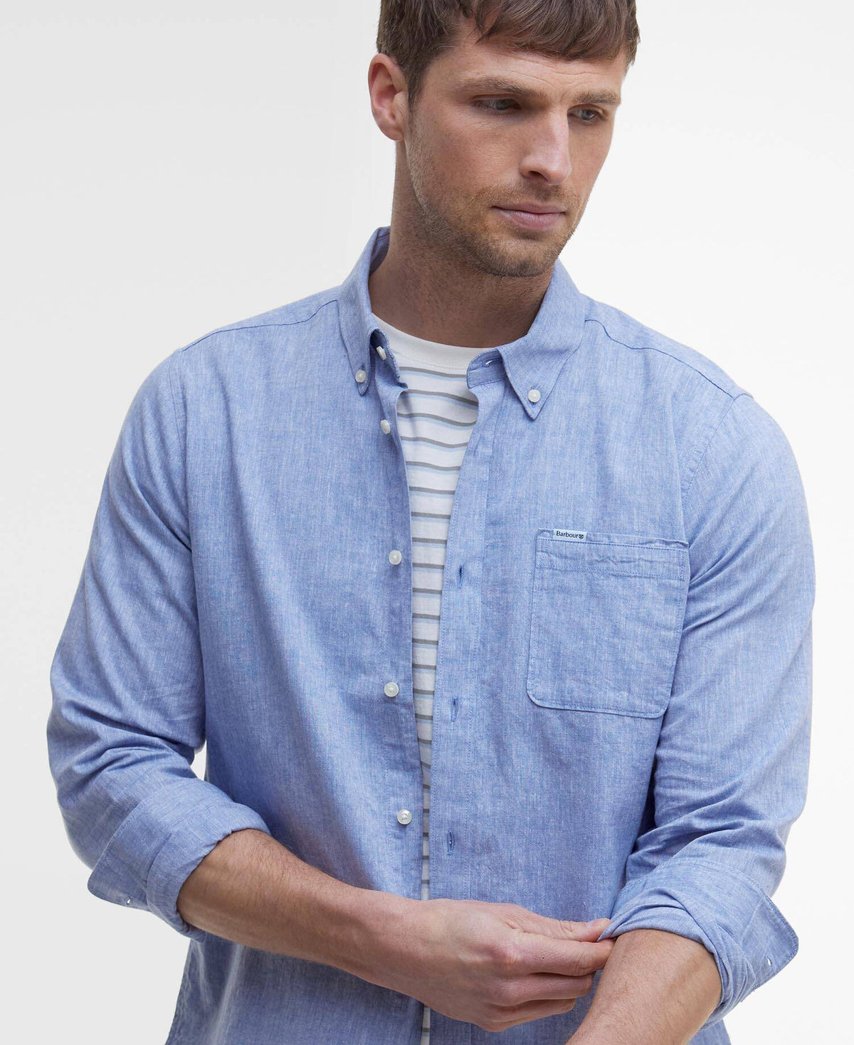 Camicia sartoriale Nelson MSH5090 BL33 BARBOUR 