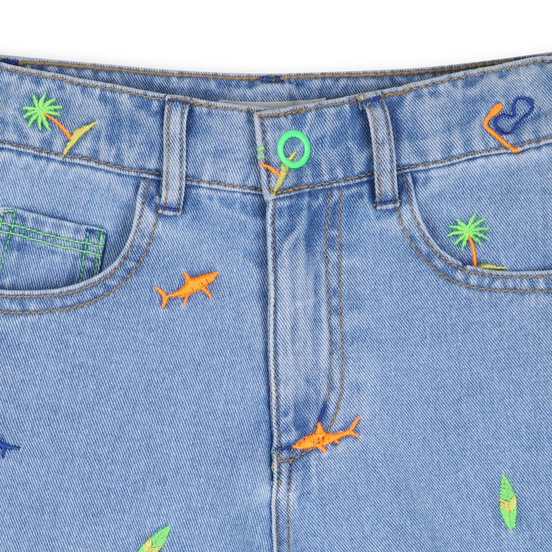 Denim Bermuda Shorts U21721 Z18 BILLIEBLUSH 
