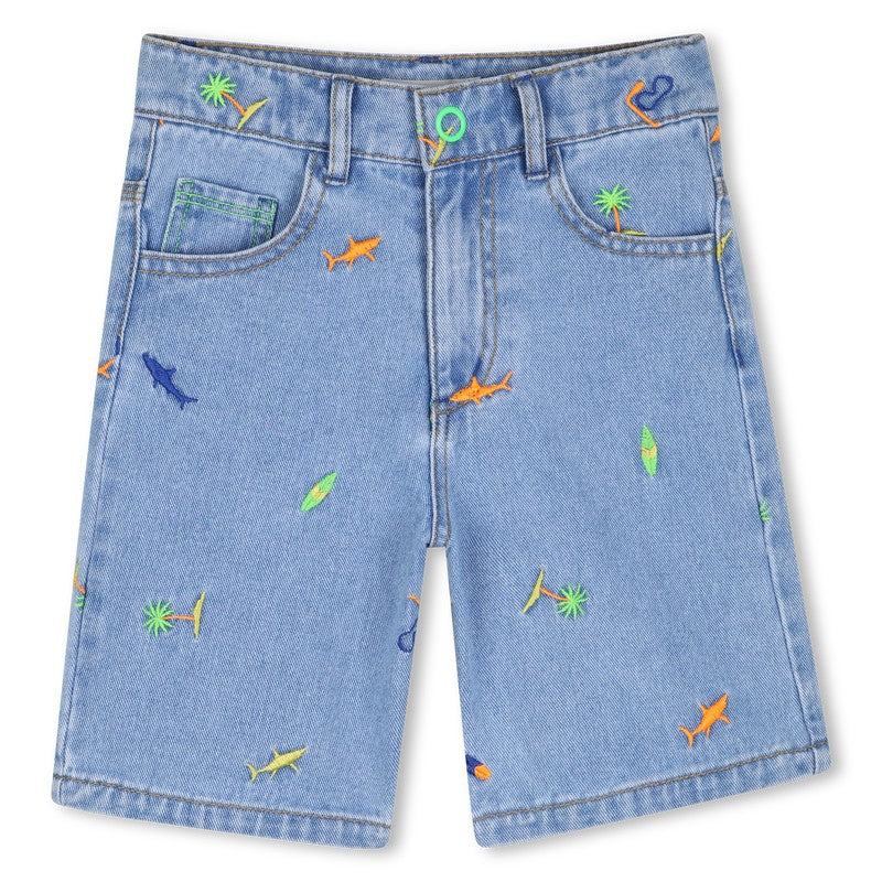 Denim Bermuda Shorts U21721 Z18 BILLIEBLUSH 