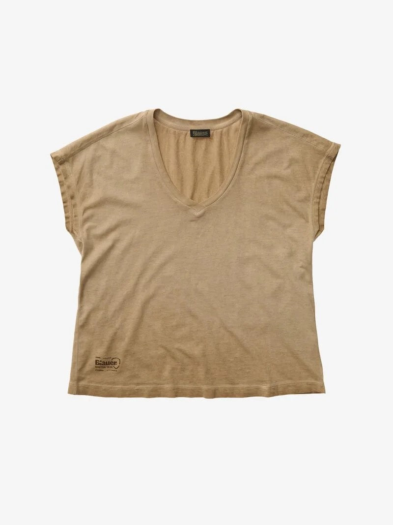 T-shirt sfumata Marlowe 26SBLDH02425 340 BLAUER 