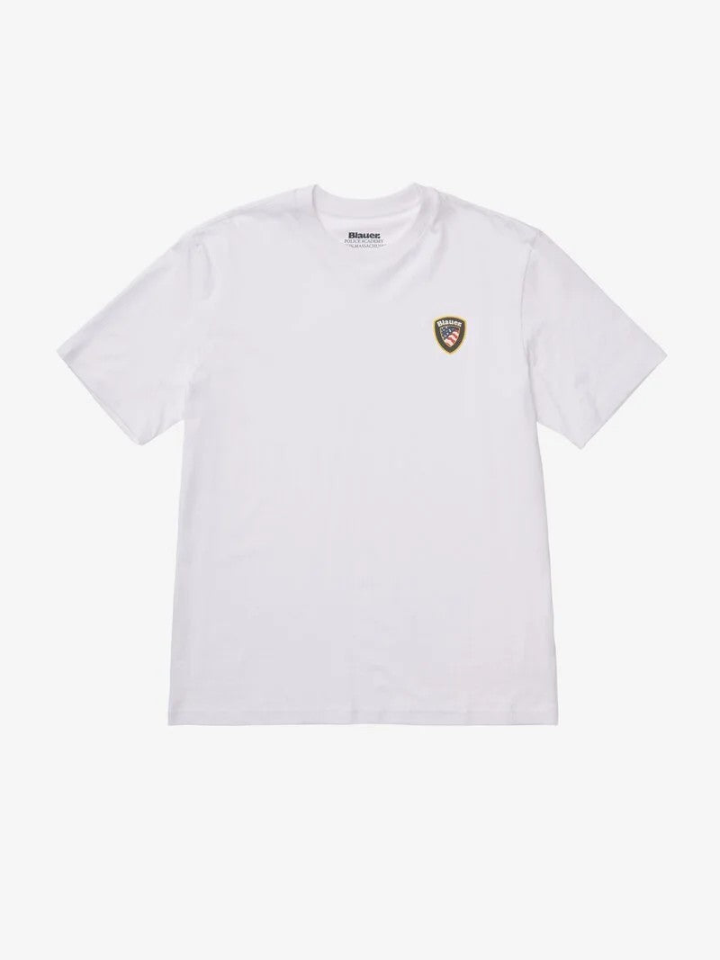 T-shirt Faxon 26SBLUH02284 100 BLAUER 