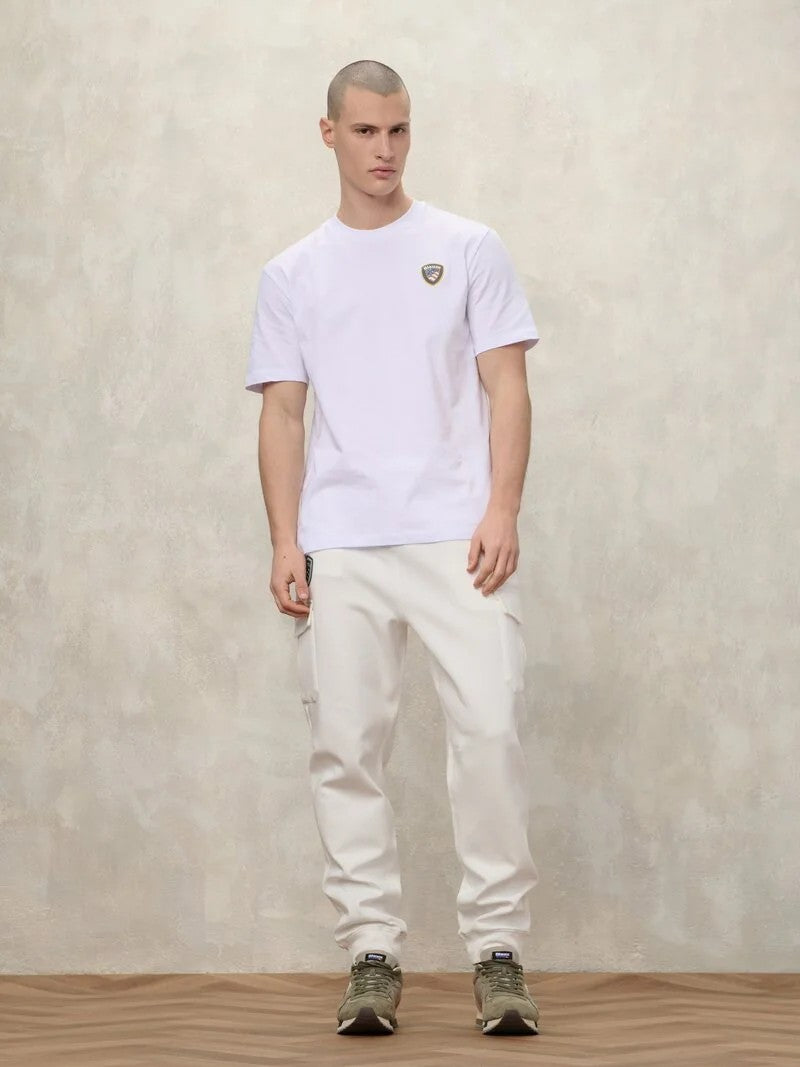 T-shirt Faxon 26SBLUH02284 100 BLAUER 