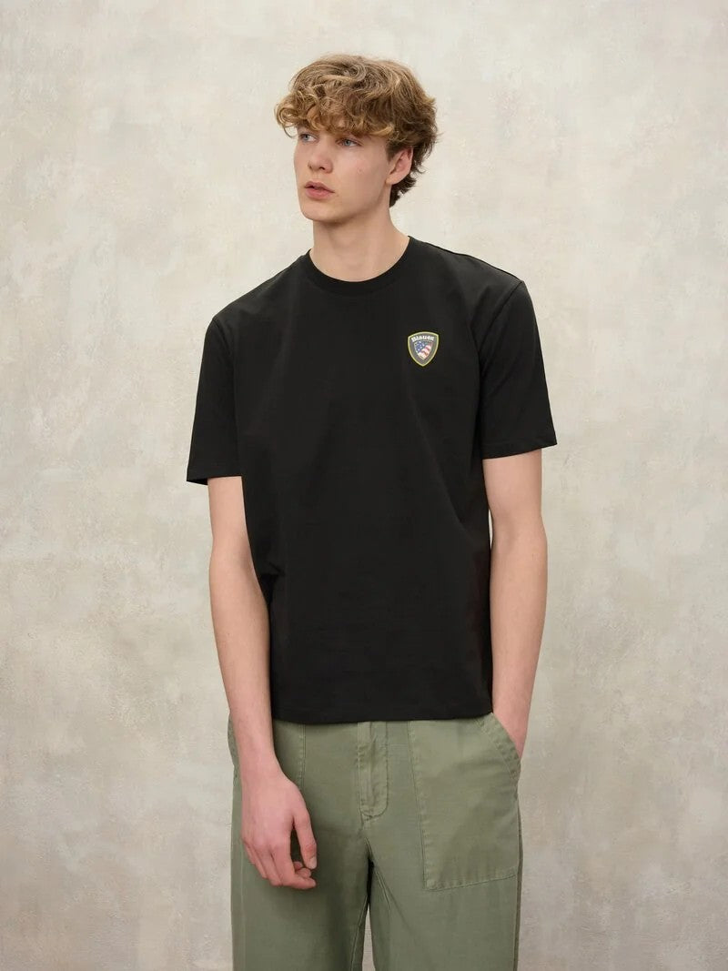 T-shirt Faxon 26SBLUH02284 999 BLAUER 
