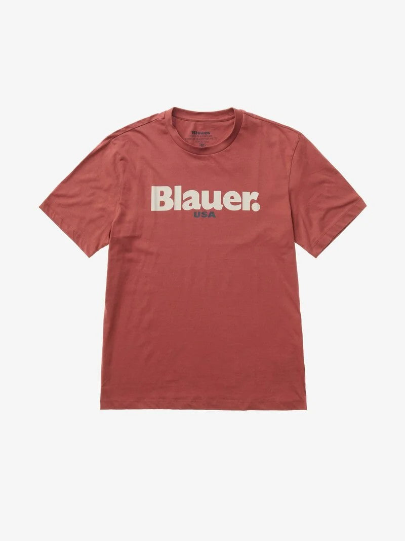 T-shirt con logo 26SBLUH02299 586 BLAUER 