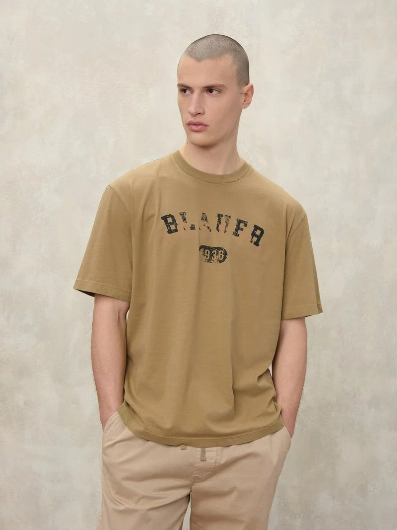 T-shirt Boston Selkirk 26SBLUH02312 340 BLAUER 