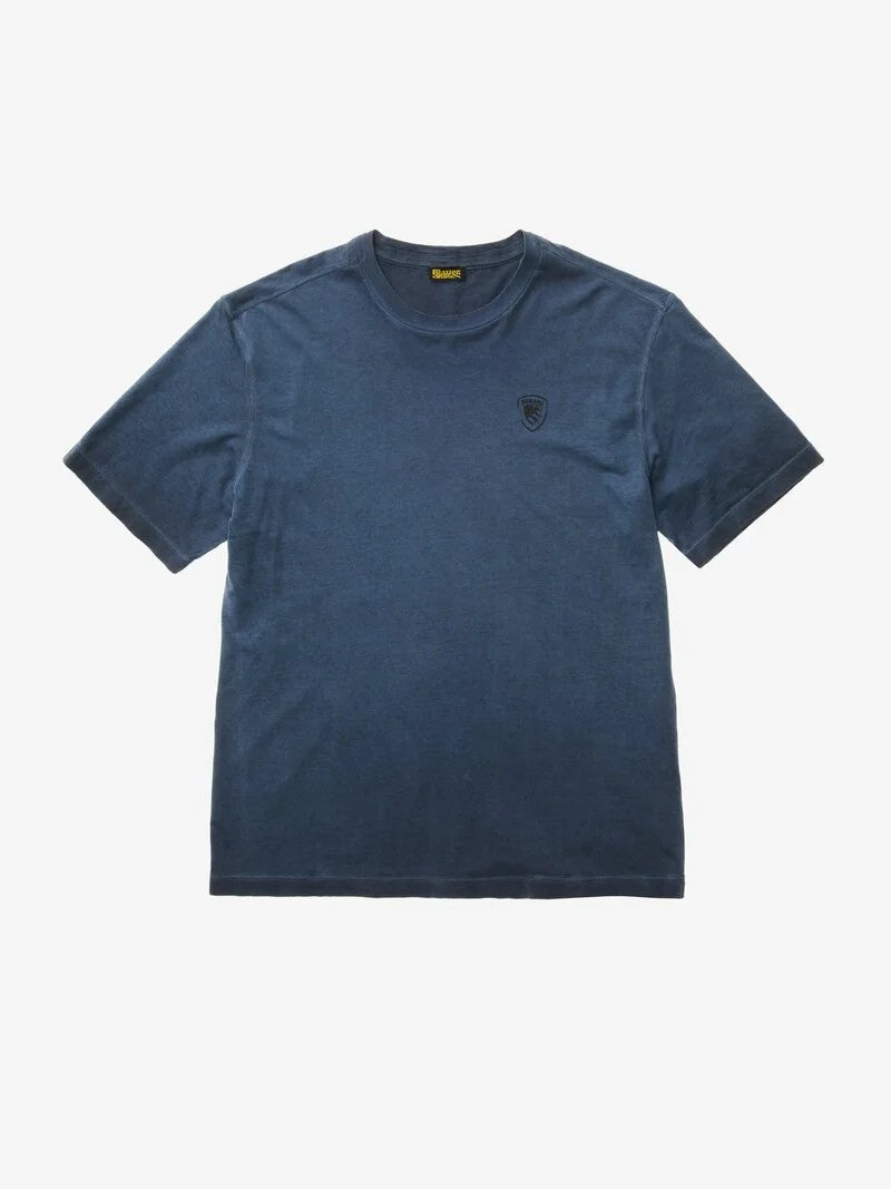 T-shirt Greenough 26SBLUH02347 888 BLAUER 