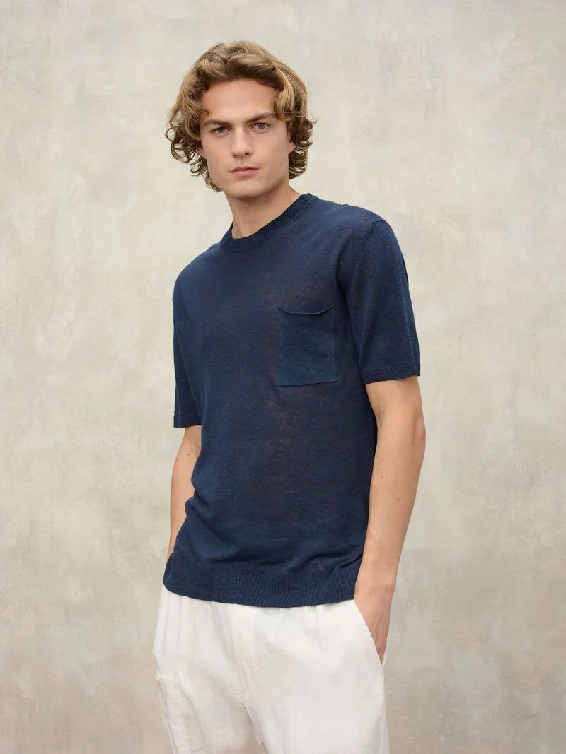 T-shirt Dubois 26SBLUM01474 888 BLAUER 