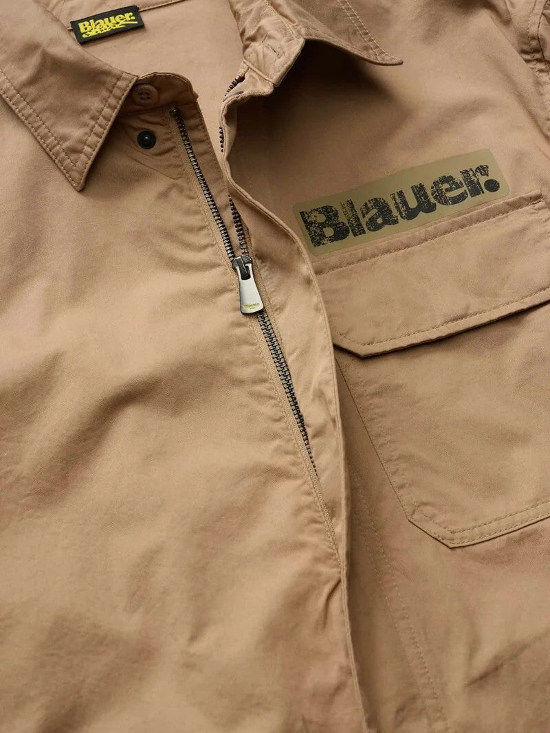 Camicia Lambert multitasche 26SBLUS04360 327 BLAUER 