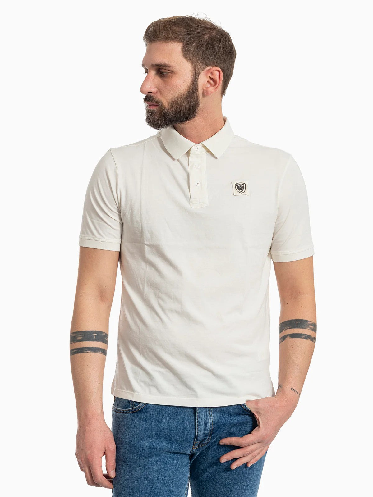 Polo Devitt maniche corte 26SBLUT02307 102 BLAUER 