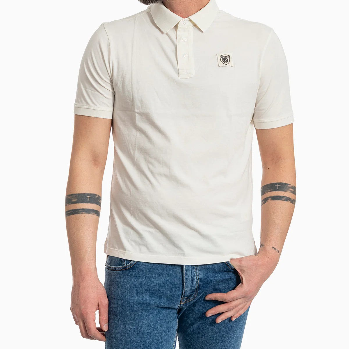 Polo Devitt maniche corte 26SBLUT02307 102 BLAUER 