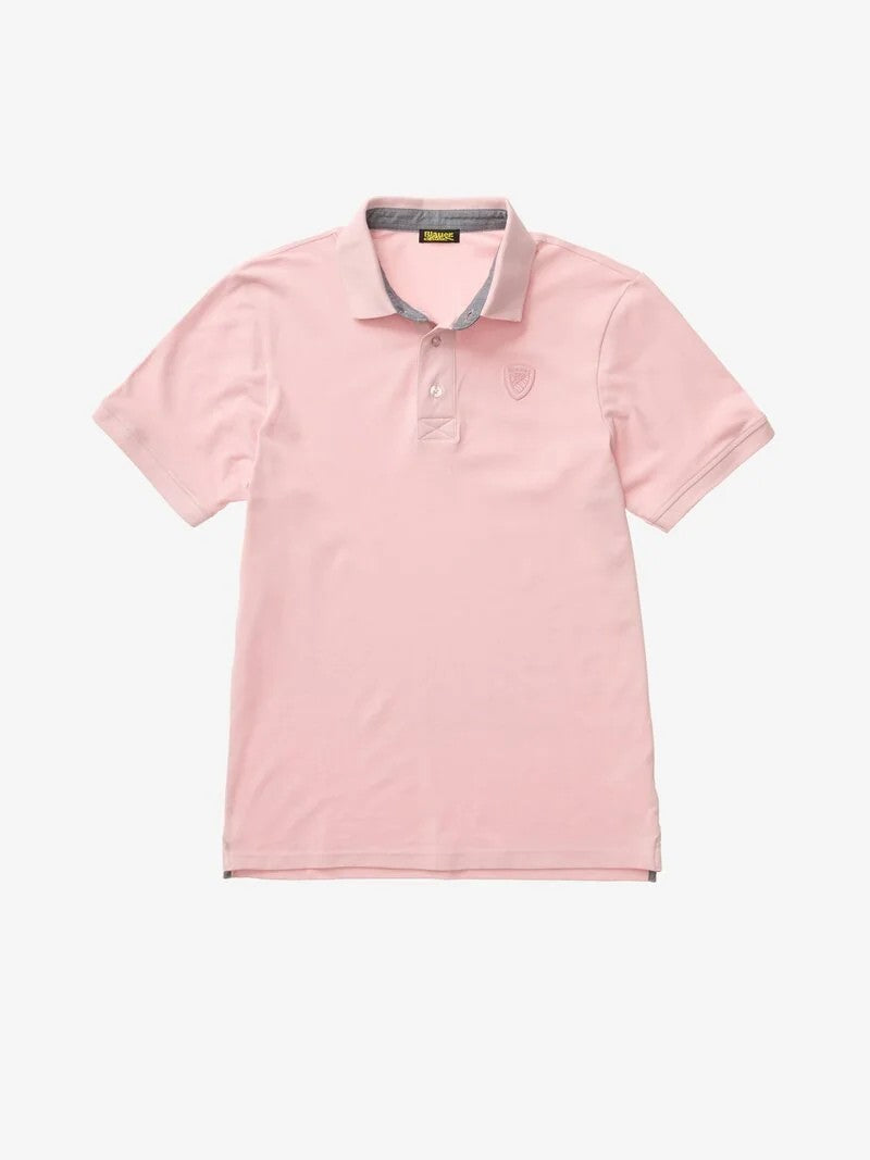Polo in piquet Philp 26SBLUT02321 411 BLAUER 