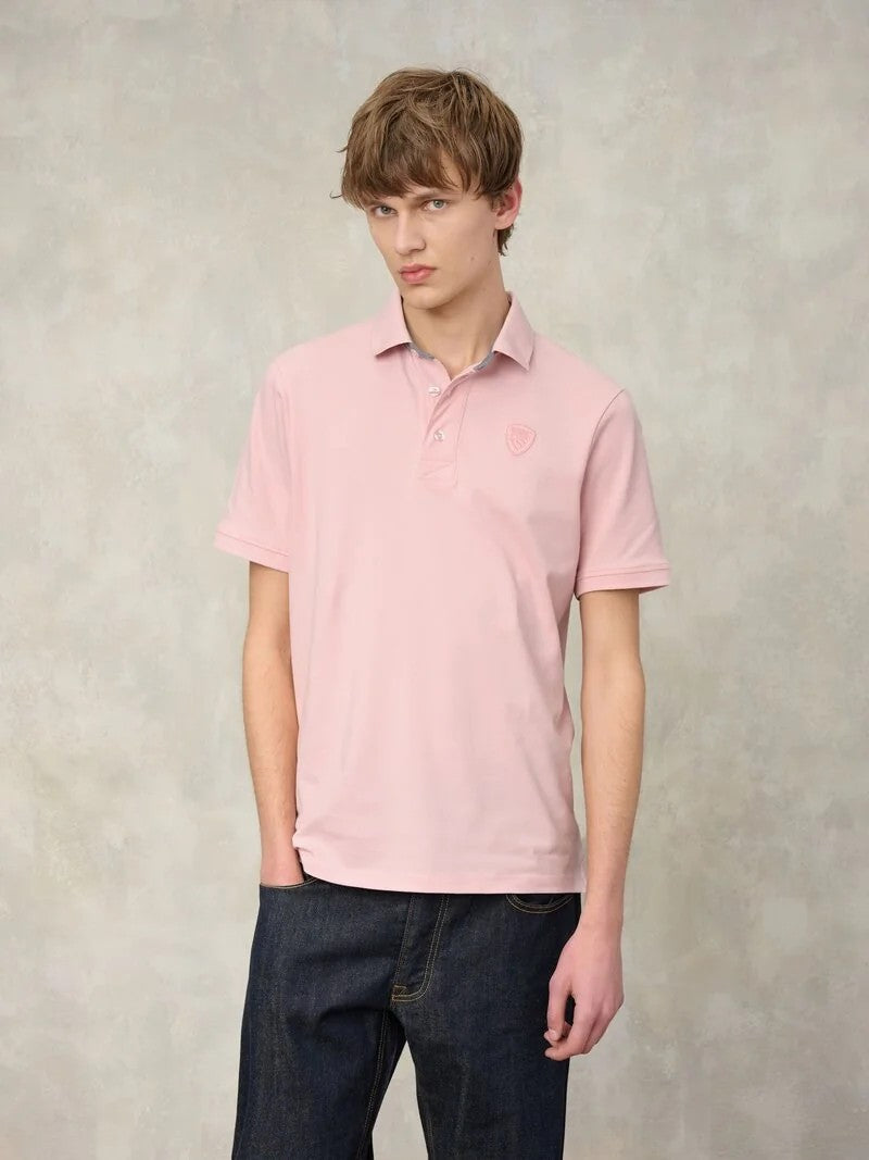 Polo in piquet Philp 26SBLUT02321 411 BLAUER 