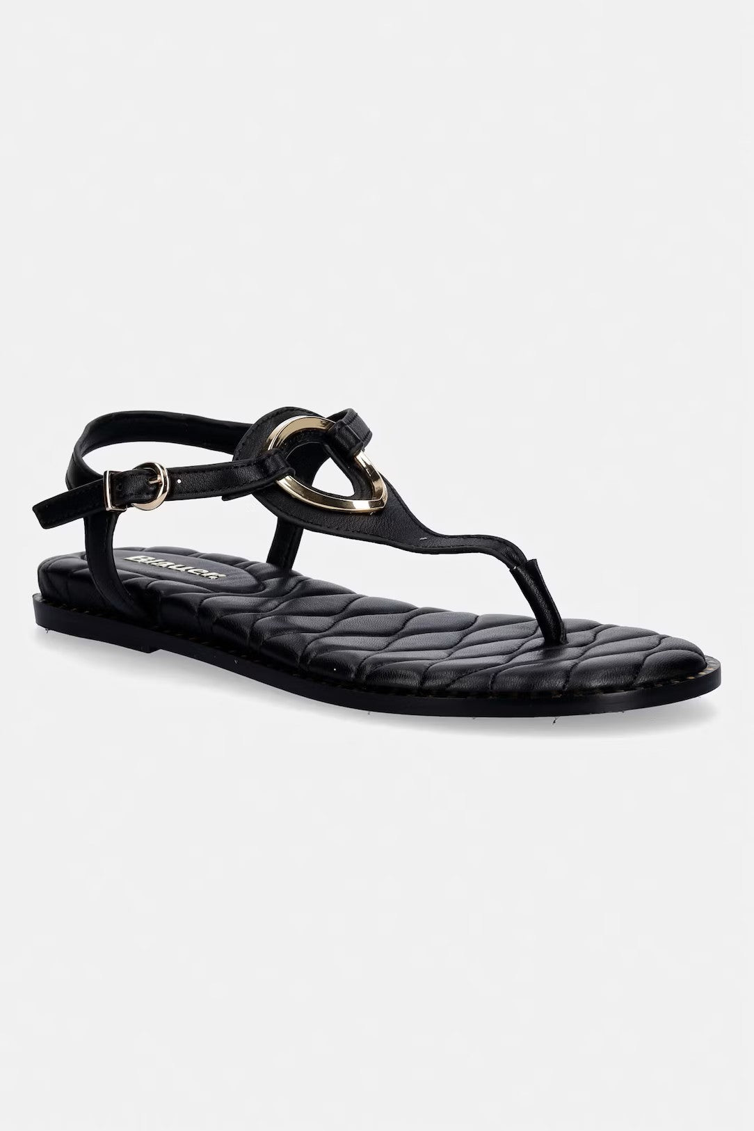 Sandali Ashley S6ASHLEY02LEA BLK BLAUER SHOES 