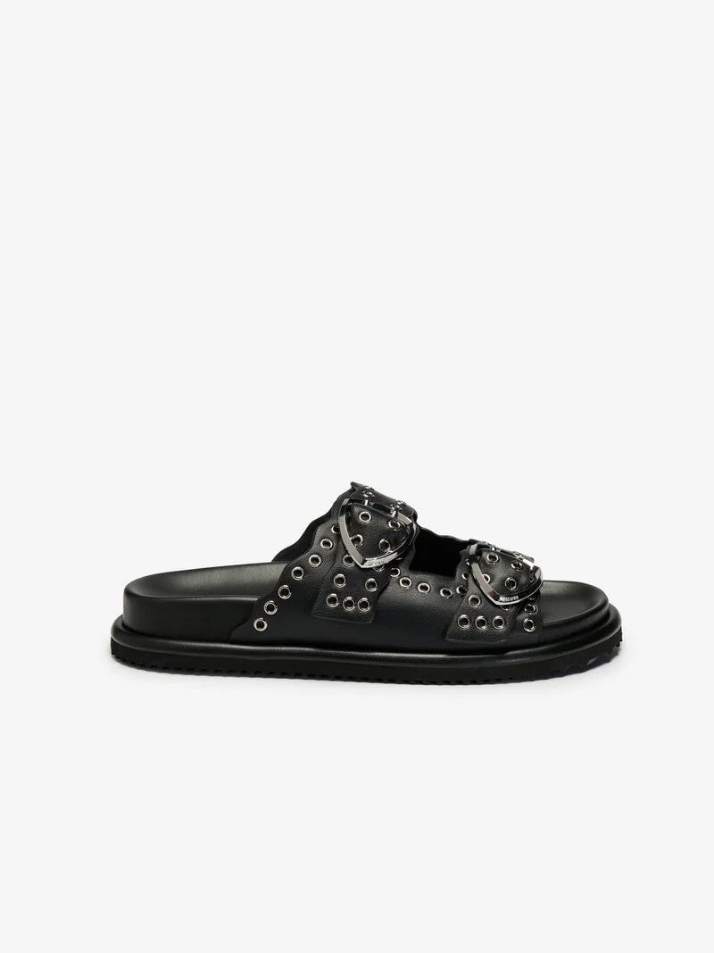 Sandali Bloom S6BLOOM02LEA BLK BLAUER SHOES 