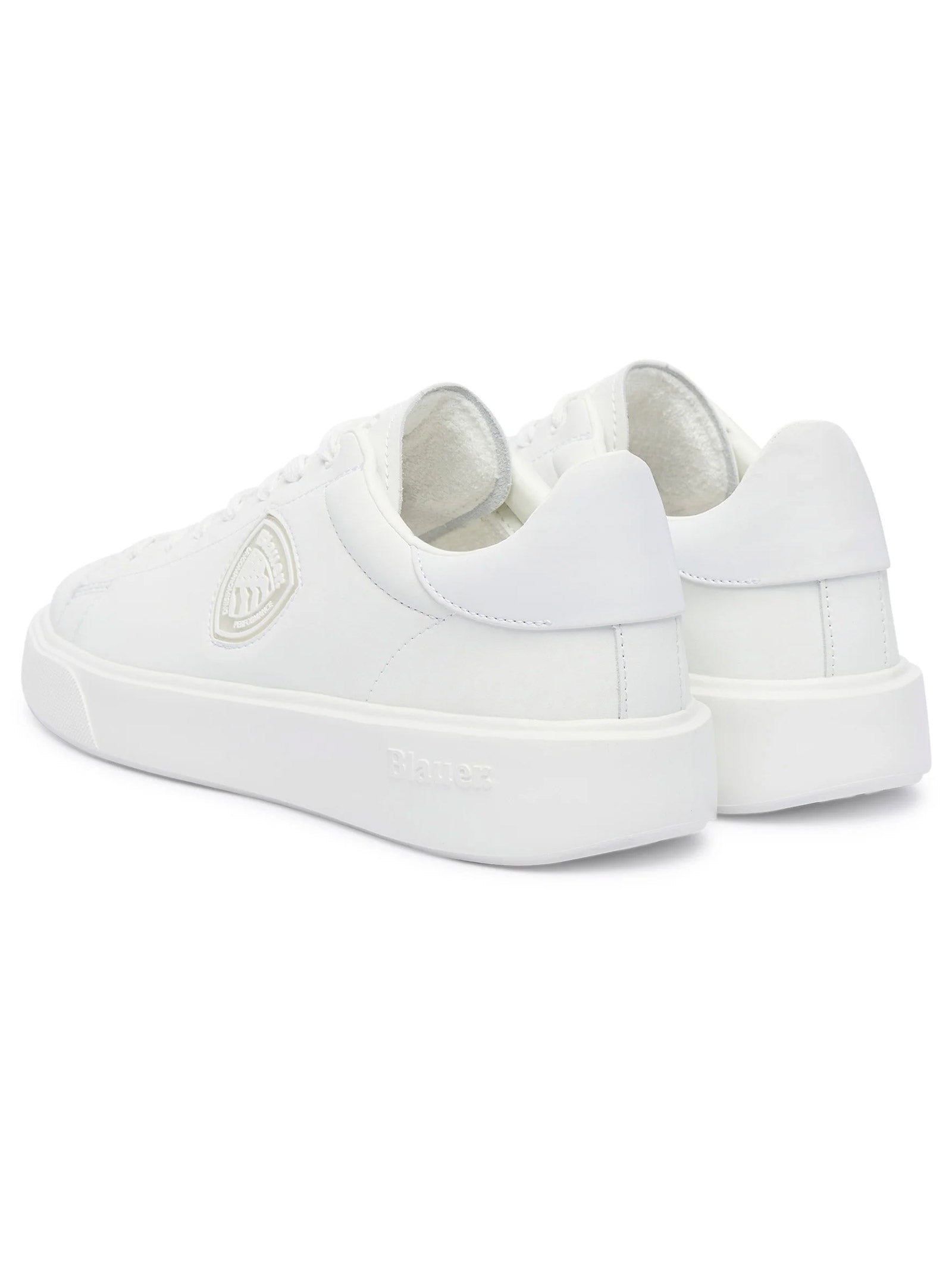 Sneakers Buck S6BUCK07LEA WHI BLAUER SHOES 
